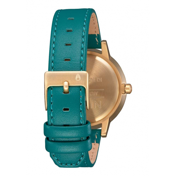 Kensington Leather Spare Part Gold / White / Teal Band