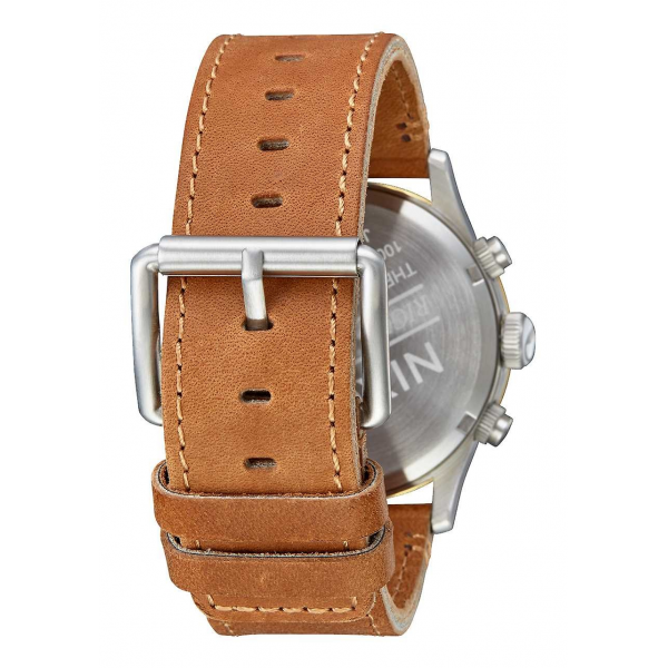 Sentry Chrono Leather Spare Part Gold / Cream / Tan Band