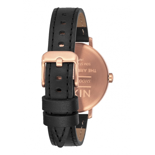 Arrow Leather Spare Part Rose Gold / Black Band