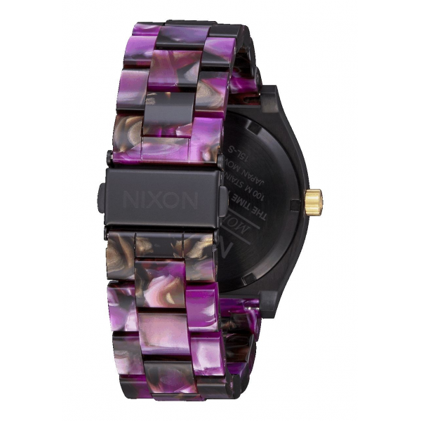 Time Teller Acetate Spare Part Multi / Black / Gold Band